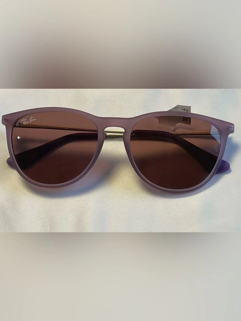 Ray-Ban RJ9060S Round Sunglasses Purple Full Rim Plastic/Metal Frame UV400 | Jr